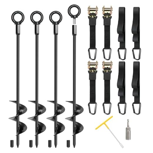 How to attach outdoor canapy to car luggage rack 18" Ground Anchors for High Winds
