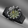 Luminox - Navy Seal XS.3597 - Mens Watch 45mm - Military Dive Watch in Black/Green Date Function Chronograph 200m Water Resistant - Mens Watches - Made in Switzerland
