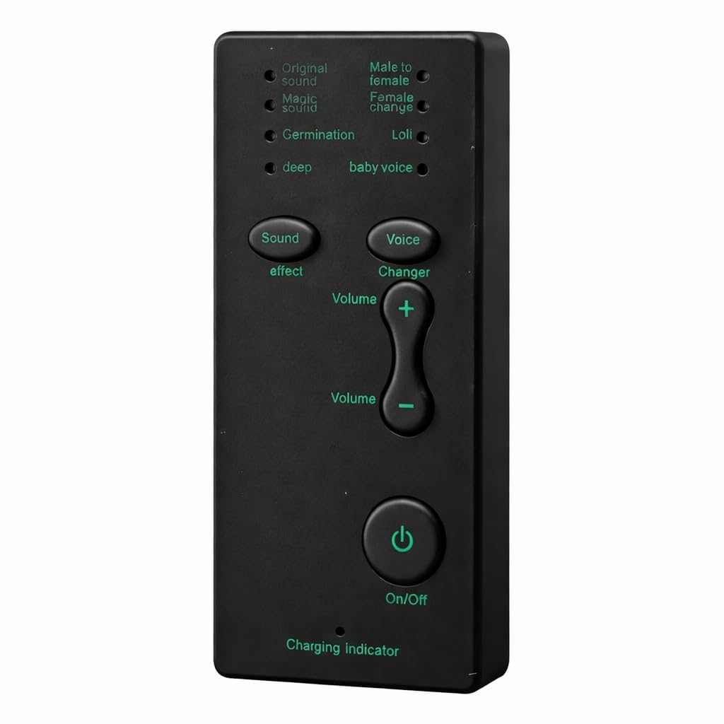 FREDI HD PLUS Voice Changer Device with 8 Built-in Voice Effects | Portable Sound Effect Controller with Volume Control | Rechargeable Audio Voice Modifier Compatible with Android & iOS Smartphones-image-17