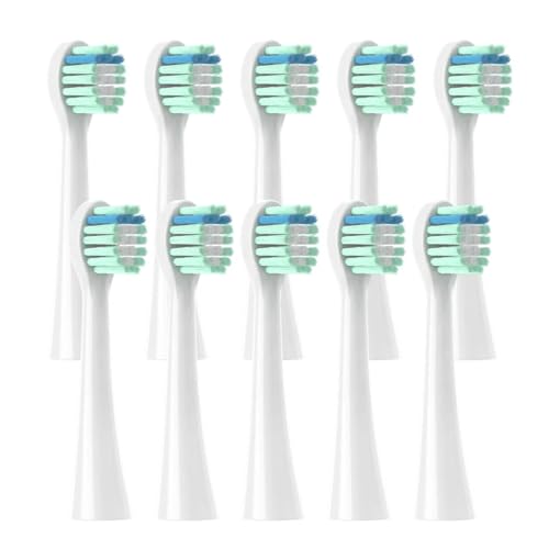 WENHA(小さな店) 10個タイプ交換用 A7 歯ブラシヘッド 電動歯ソフトブラシ ホワイト歯洗浄ヘッドノズル