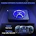 1000W Under Seat Car Subwoofer 10-Inch, Slim Powered Bass Tube w/Built-in Amplifier & Hi/Lo Input, 2025 Upgraded Deep Bass for Truck SUV Sedan | Blue LED Light | Quick Connect Wiring