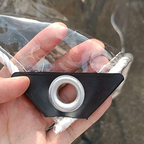 Lonas transparentes de 1x2m con ojales hechas de plástico impermeable resistente 2