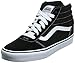 Produktbild Vans Herren Ward Hi Sneaker, Schwarz ((Suede/Canvas) Black/White C4R), 45 EU