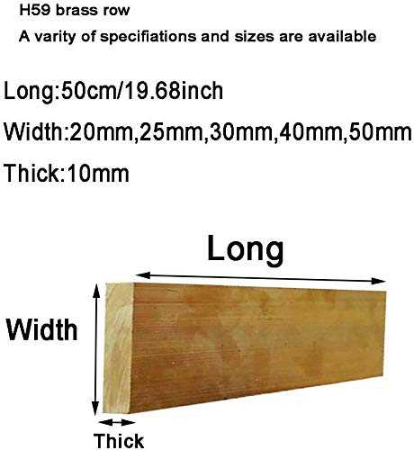 Barre de laiton H59 40mm pour structures de construction et cadres CNC - 3