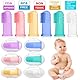 HBselect 6 Stück Baby Finger-Zahnbürste Baby Tongue Cleaner Zahnpflege Silikon Mundpflege mit Aufbewahrungsbox Zähneputzen Massage für Mundhöhle 0-24 Monate