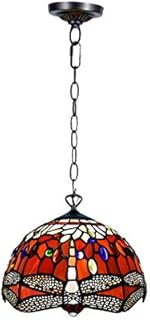 CASPERi New Tiffany Pendent Lamp Antique Style 10" Hand Crafted Lamp Bed/Living Room (Style 4)
