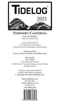 Spiral-bound Tidelog Graphic Almanac for Northern California for 2021 Book