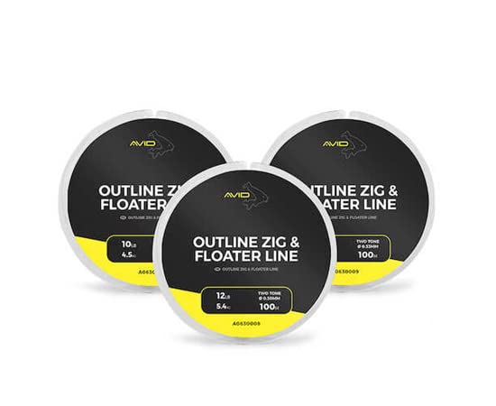 Avid Carp Outline Zig & Floater Line 100m