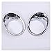 lifmagic 2pcs / Set ABS Chrome Front Bouge de Brouillard Couvre-Lampe Trim Accessoires de Voiture Fit pour BMW X1 F48 2016 2017 2018 2018 Accessoires (Color Name : Polish Silver)