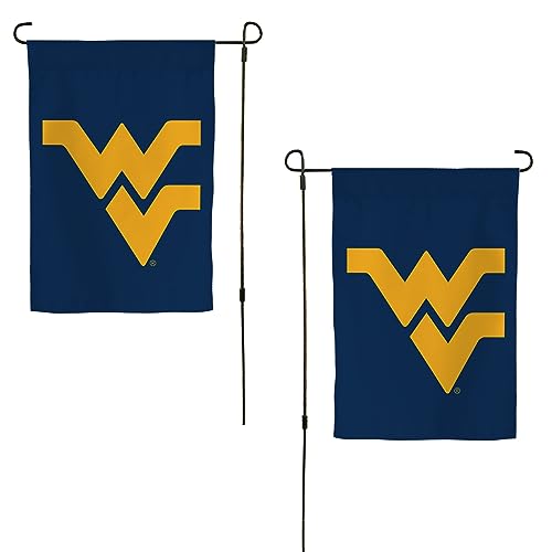 Desert Cactus West Virginia University WVU Garden Flag – 19 x 12 inch West Virginia Mountaineers Banner, For Outdoor Display and Events (Design E)