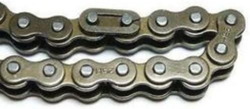 132 Link (132 Pins) #25H Chain with Master Link for Gas & Electric Scooters, Mini Bikes, Mini Pocket Bikes, Industrial Equipment & Power Tools