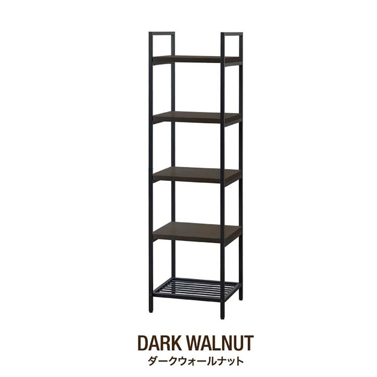 Amazon｜ラック スチール 幅43cm 5段 シェルフ オープンラック