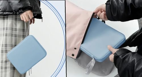 Image of Bag Sleeve Case Cover Pouch Premium Material Bag for Ipad Pro 12.9 / iPad Pro 13 / iPad Air 13 inch (2024 Modal) - (Blue)