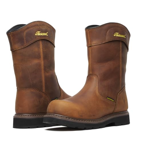 Thorogood Jobsite Series – 11″ Waterproof Composite Safety Toe Boots for Men, Industrial-and-Construction-Boots, Slip-Resistant Sole3