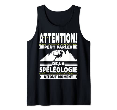 Espeleología Humour Espeleo Espeleólogo. Camiseta sin Mangas