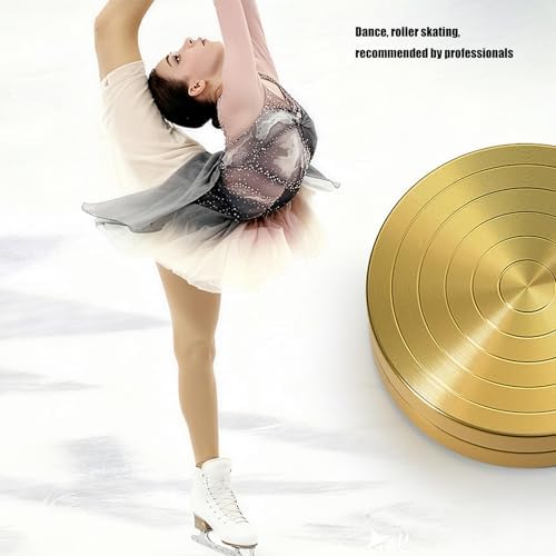 Ballets Turning Board Nonslip Round for Dancers, Dance Training Disc for Ice Skaters Gymnasts Aluminum Ballets - 4