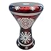 The 18 '' Sombaty Horizon Zaza Percussion Egyptian Style Darbuka With 9'' Drum Head (Blue Sunset-9'')