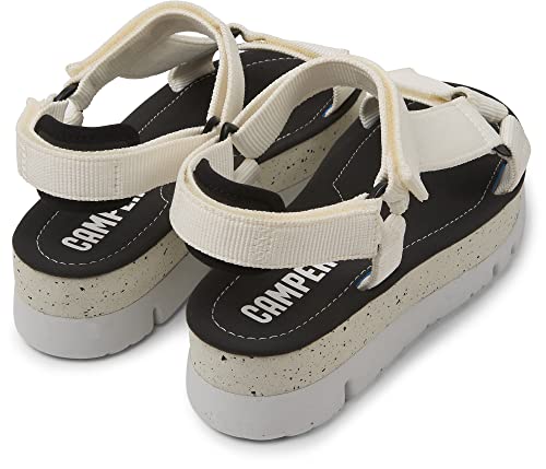 Camper Oruga Up K200851, Sandalo Donna, Natura Bianca 007, 36 Eu - 4