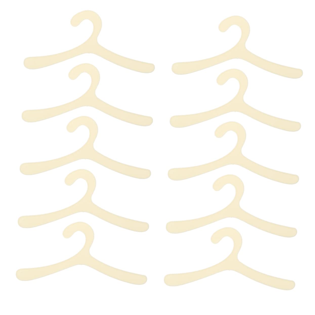 BESPORTBLE 10pcs Set Pet Hanger Clothes Hanger Dogs Costume Hangers Pet Clothing Rack Clothes Rack Hangers Pet Garment Hanger Pet Clothes Hanging Rack Dreses Plastic White