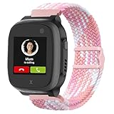 Lurmerea 16mm Magnetisches Nylon Flechtband Armbänder Kompatibel mit Xplora X5 Play/Kidzi/XGO 2/XGO 3 Armband, Wasserdicht Bequem Weich Verstellbare Ersatzarmband für Kinder Mädchen Jungen
