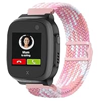 Lurmerea 16mm Magnetisches Nylon Flechtband Armbänder Kompatibel mit Xplora X5 Play/Kidzi/XGO 2/XGO 3 Armband, Wasserdicht Bequem Weich Verstellbare Ersatzarmband für Kinder Mädchen Jungen