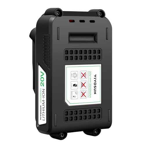 VIVOSUN 20V 2.0Ah Battery, Lithium Ion Battery, Compatible 20V Cordless