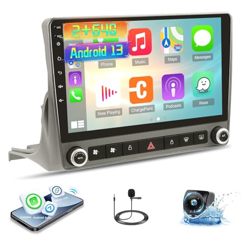 Radio para auto EKAT con pantalla táctil de 9 in