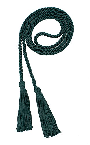 Image of Graduation Honor Cord - Dark Green - Every School Color Available - Made in USA