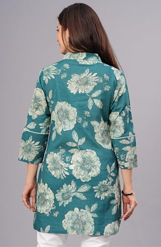Image of rytras Women Woman Pure Cotton Straight Short Kurta |Short Kurti for Women Latest