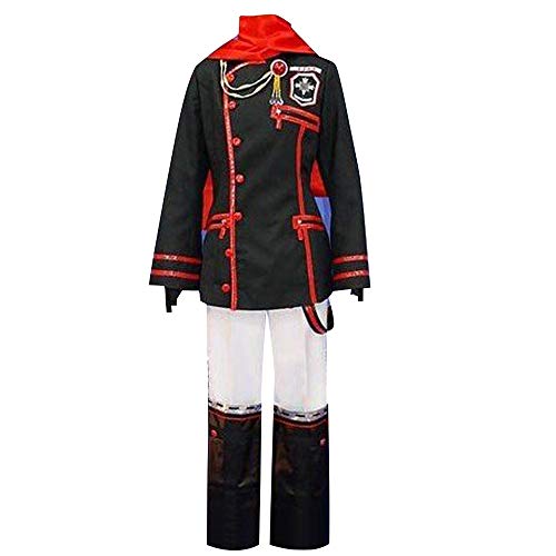 YuanCos D Gray-Man Lavi Bookman Junior Black Halloween Cosplay Costume (MaleÂ S)