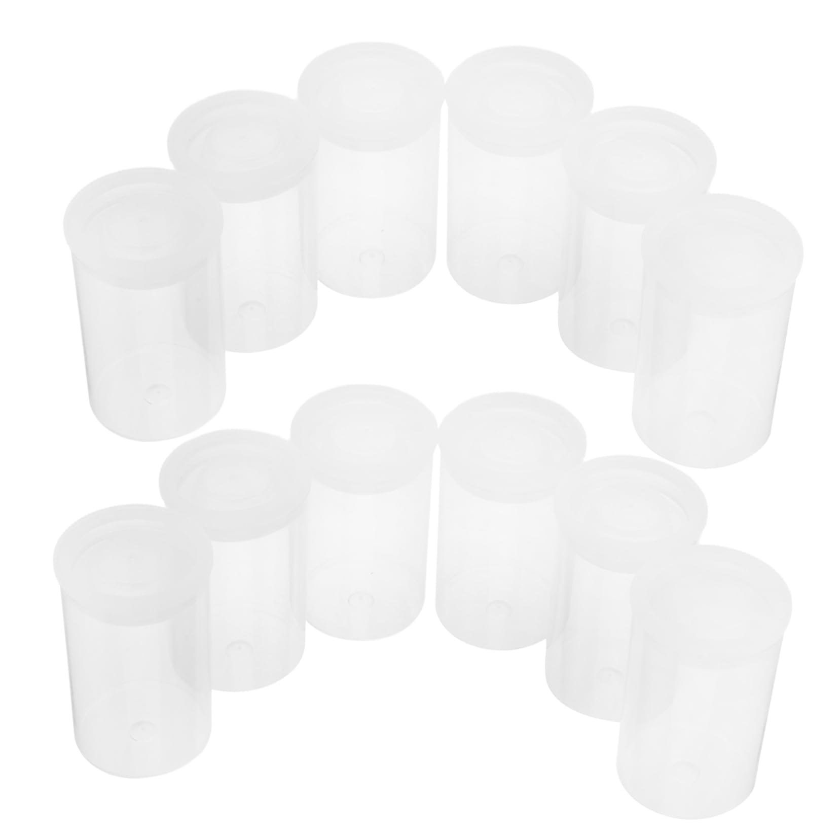 Boîtes de rangement transparentes SHINEOFI : 100 mini contenants plastiques avec couvercles