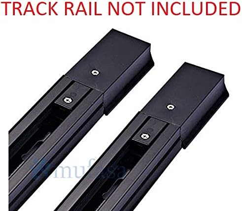 Mufasa 9 Watts Black Body LED Track Light Spot Light/Focus Light | Track Rail NOT Included | Aluminum Body (White)