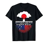 日本育ちのサモア人のルーツ パシフィック・アイランド・ファミリー ポリネシアン Tシャツ
