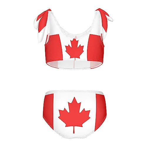 Canada Flag Icon Patriotic Girls Bikini Sets 2 Piece Swimsuits Bathing Suit Swimwear2