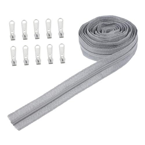 SEWACC 1 Conjunto De Zíper De Náilon Acessório De Costura De Substituição De Zíper De Náilon Ferrame