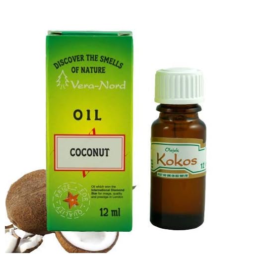 Aceite aromático natural puro, más de 200 fragancias, capacidad de 12 ml, aromaterapia, aceite esencial, aceite esencial para quemadores de aceite, humidificador (cocos)