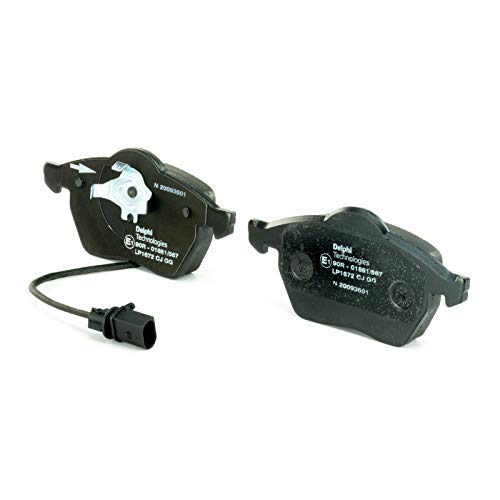 Delphi Kit Pastiglie Freni Anteriore Con Contatto Segnalazione Usura Senza Accessori LP1672 - 3