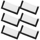 HINTRMENT 6pcs Black PVC Fishing Bait Covers Protective Wraps Lure Storage Bags for Outdoor Fishing