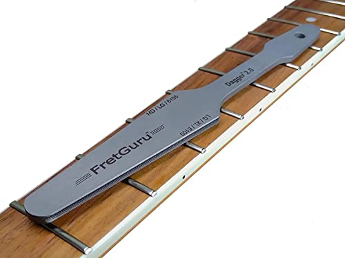 Kit di Strumenti di Riparazione per Liutaio per Chitarra, Lima per Tasti Crowning File Mola per Tastiera Protezione per Chitarra Fret Rocker Strumento per Chitarra Basso Banjo