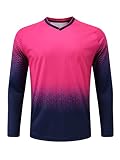 Loodgao Kids Boys Girls Soccer Goalkeeper Jersey V-Neck Long Sleeve Goalie Shirt Football Uniform Pi