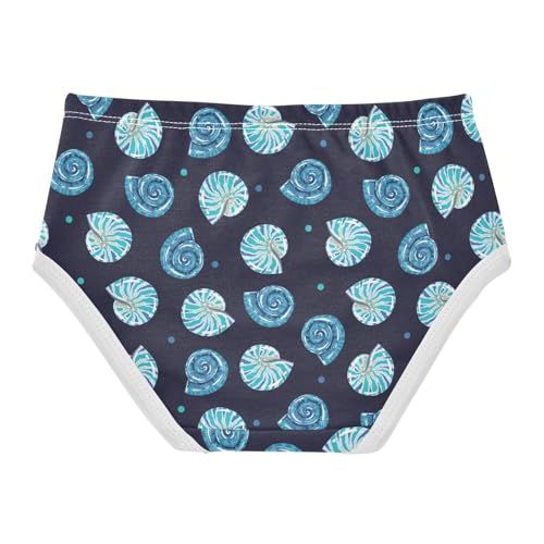 Girls' Underwear Conch Cotton Stretch Comfort Toddler Panties2