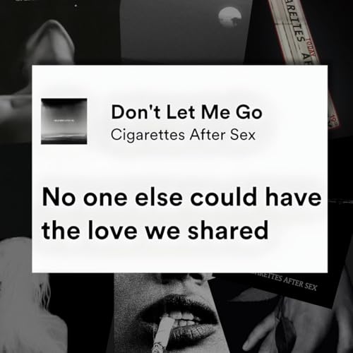 Image of auraposter Paper Cigarettes After Sex (Set of 40)|Cigarettes After Sex Mini Posters|Mini Posters (15 x10 cm) of CAS's songs for Wall, Bedroom, Living room|Band Cigarettes After Sex|Glue Dots Included