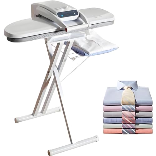 LKYLGYU Plancha de Vapor Grande con Pantalla táctil, 1400W/1800W, para Ropa, con 5 ajustes de Tejido, Plancha Profesional de Alta Resistencia.