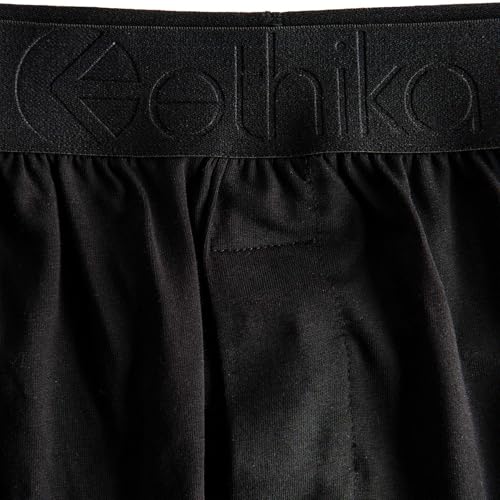 Ethika Mens Alternate Boxer Brief | *Solids* Premium Modal - Black2