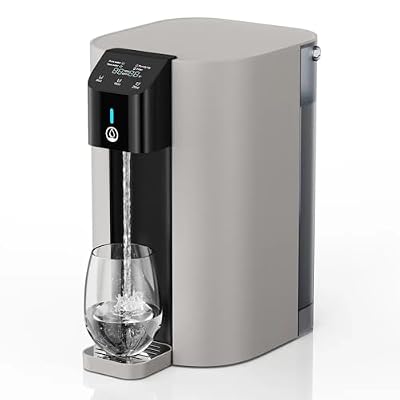 Instant Hot Water Dispenser, Waterdrop Countertop Reverse Osmosis System, 6-Stage RO Filtration System, 5 Temperature Options, 3:1 Pure to Drain, No Installation, for Kitchen, Office, Bedroom