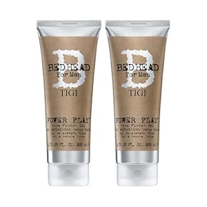 Bed Head for Men by TIGI Power Play Firm Finish Gel 6.76 Oz (Pack of 2)
