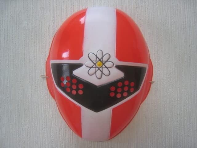 お面 地球戦隊ファイブマン ファイブレッド 星川学 藤敏也 1990年 東映 スーパー戦隊シリーズ 縁日 おめん