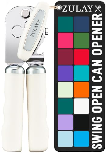 Image of Zulay Kitchen Stainless Steel Swing Open Manual Can Opener Comfortable Grip