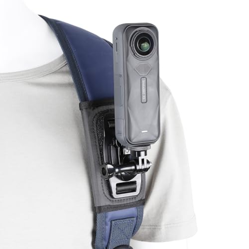 PellKing �J�����o�b�N�p�b�N�x���g�}�E���g Insta360 One X5/X4/X3/ One R/Go 2�p DJI Osmo 360 GoPro Hero10 /9/8/7/6 ���̑��̃A�N�V�����J�����ɑΉ� 1/4�A�_�v�^�[�t��