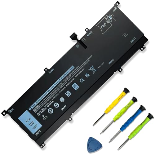 Image of 8N0T7 Laptop Battery for DELL XPS 15 9575 2-in-1 15-9575-D2801T